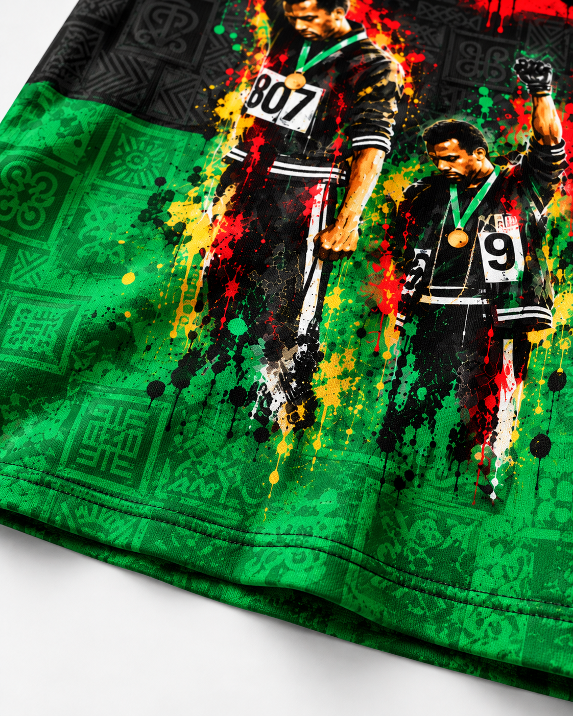 BLACKFUL 1968 T-shirt graphic detail